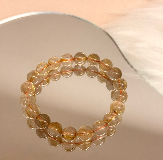 Natural Golden Rutilated Quartz