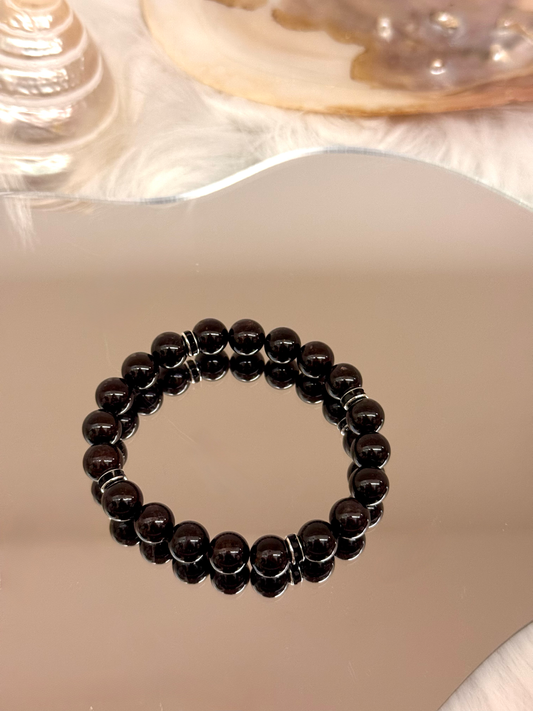Customized Natural Garnet Bracelet