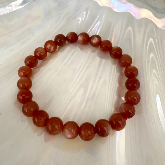 Dark Natural Sunstone  (8mm)