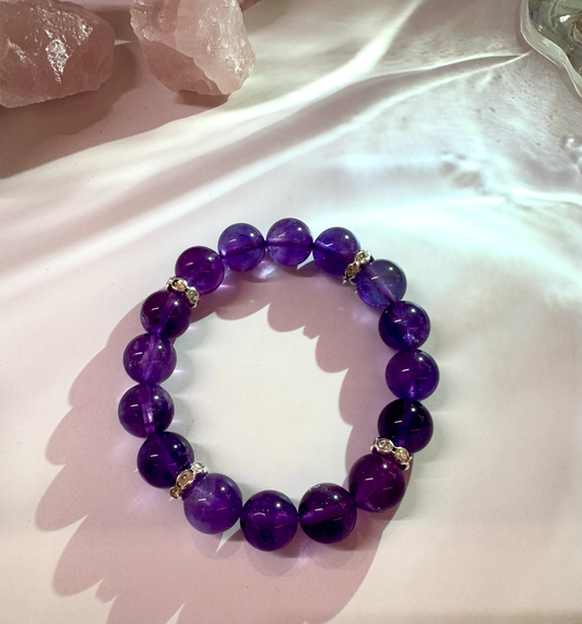 Uruguayan Amethyst Bracelet (10mm)