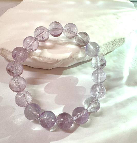 Light Lavender Amethyst Bracelet (12mm)