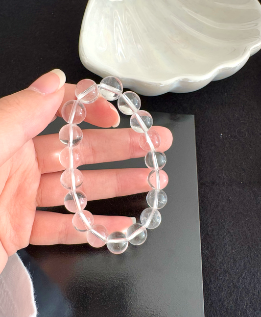 Clear Quartz Bracelet (10mm)