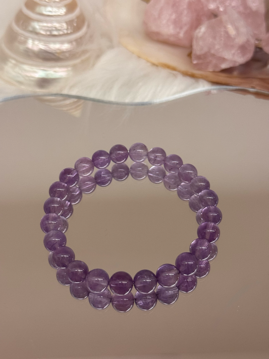 Light Amethyst Bracelet (10mm)