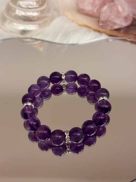 Uruguayan Amethyst Bracelet (10mm)